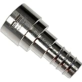 Dorman 800-917HP Metal Heater Hose Connector - 3/4 in. Tube x 3/4 in. Hose Compatible with Select Models (OE FIX)