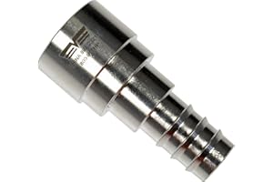 Dorman 800-917HP Metal Heater Hose Connector - 3/4 in. Tube x 3/4 in. Hose Compatible with Select Models (OE FIX)