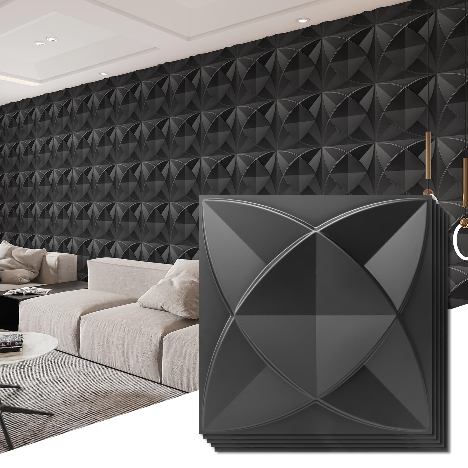 Art3d Decorative Textured PVC 3D Wall Panels for Interior Wall Decor in ...