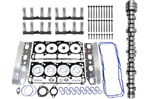 GELUOXI 5.7 HEMI Engine Camshaft Lifter Kit Non MDS Replacement for Chrysler Jeep Dodge V8 5.7L 2009-2017 Part# HS26423PT, 53022372AA 53021720AD 53021720AE