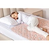 Lynmark® Potty Training Mattress Protector Pee Pads for Kids - Waterproof Toddler Bed Wetting Mat for Toilet Training - Non-Slip Washable Bedwetting Topper Absorbs Up to 2000ml - 35" x 33", Unicorn