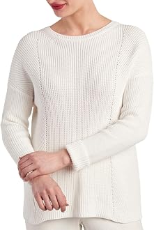 philosophy Pointelle Knit Boat Neck 