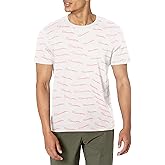 Champion Men's Tee Shirt, Men's Crew Tee with All Over Logo Print, Crewneck Tee Shirts for Men