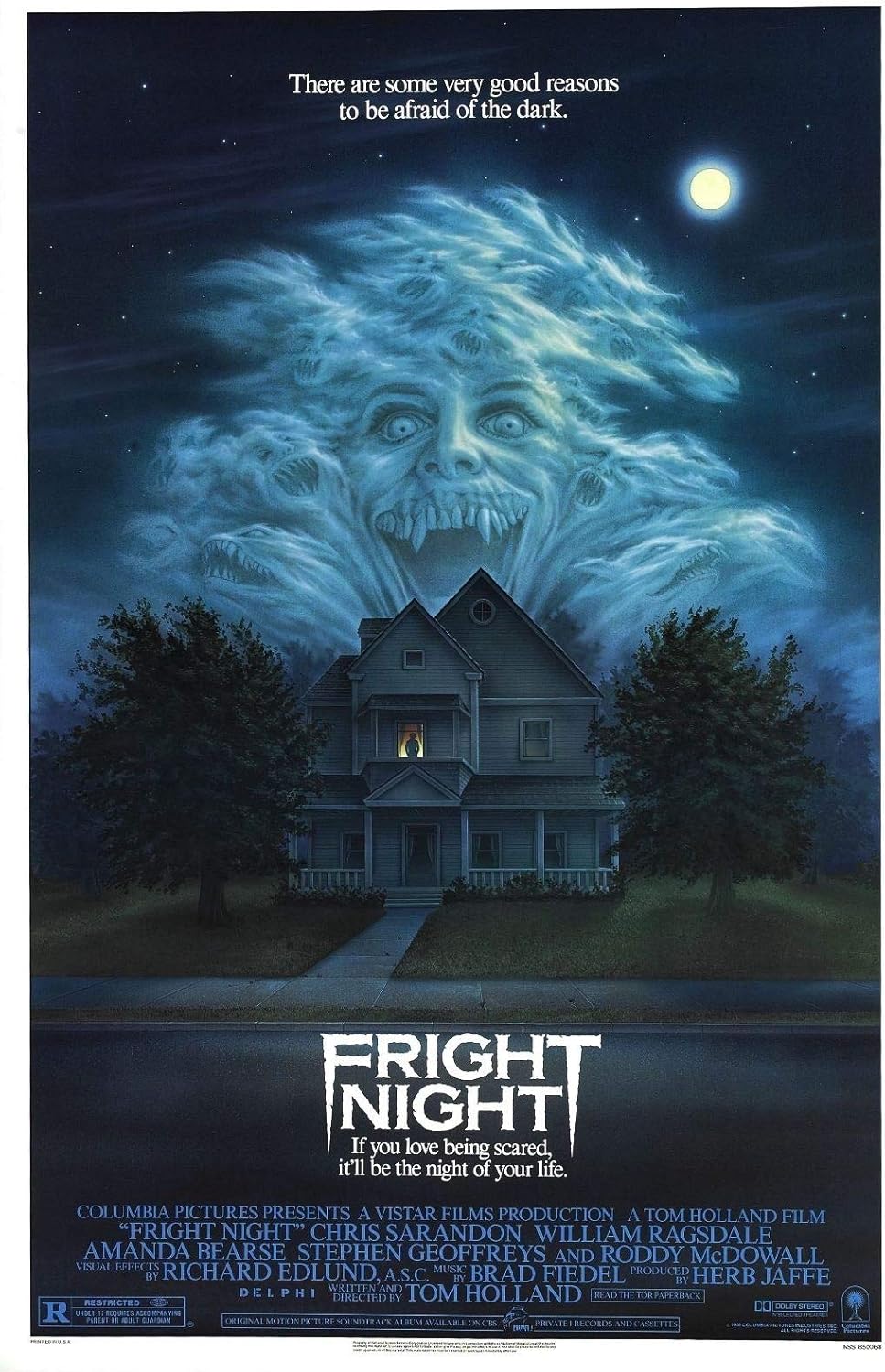 72244 Fright Night Movie 1985 Comedy Cult Classic Decor Wall 16x12 Poster Print