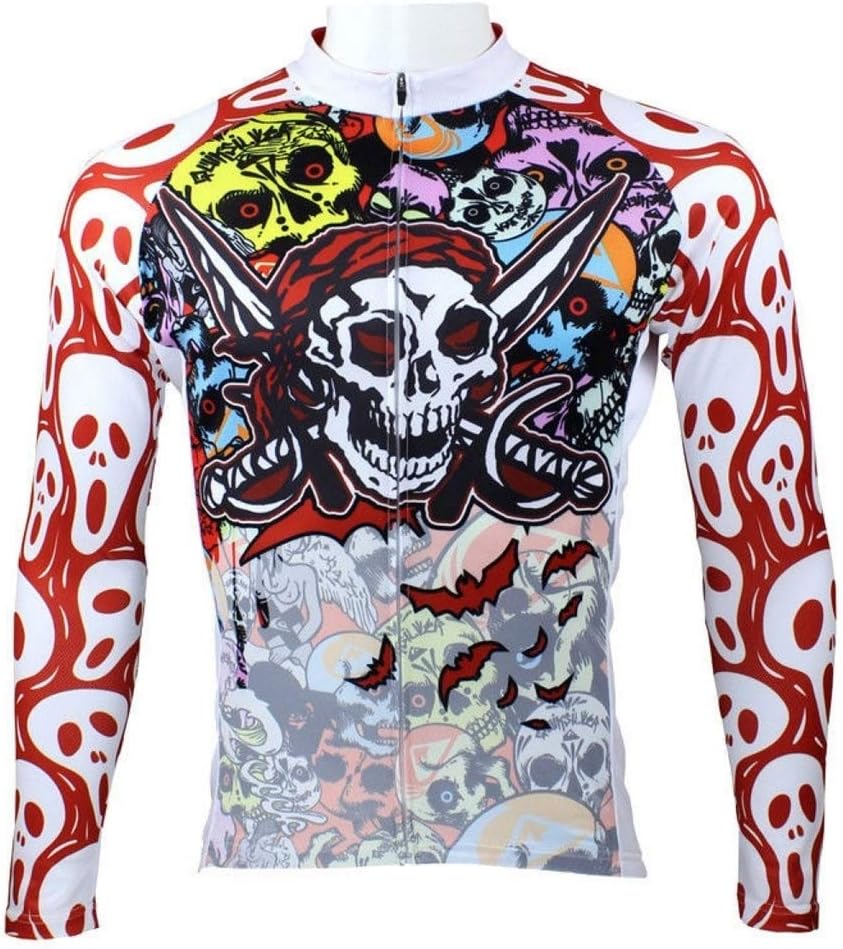 Paladinsport Men's Pirate Style Cycling Clothing and Shorts Set