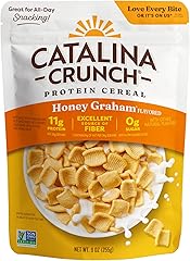 Catalina Crunch Protein Cereal - Sugar Free Breakfast Cereal with 11g of Protein - Gluten Free - Honey Graham - 9 oz. Bag (Pa