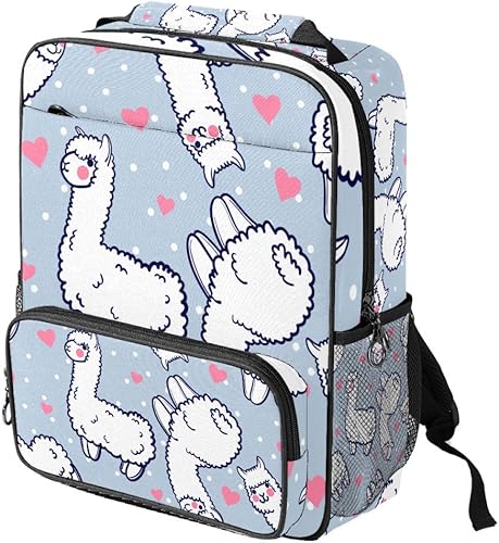 Amazon Co Jp Mystage ビジネスバッグ かわいい アルパカ ハート リュック レディース リュックサック メンズ 学生 大人 通学 通勤 旅行 おしゃれ アウトドア 男女兼用 シューズ バッグ