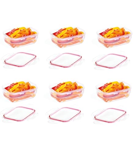 Lock & Lock HPL834 Contenitore Rettangolare 3,9L – Ermetico, Impilabile, Per Alimenti, Adatto A Microonde E Freezer