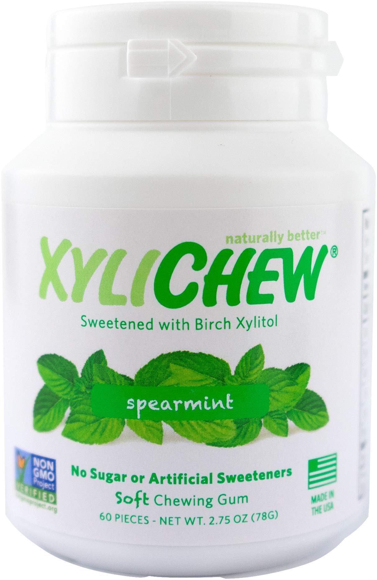 Xylichew Naturally Better SugarFree Chewing Gum, Fruit