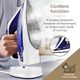 Tower 2400W Corded or Cordless Steam Iron Ceramic Soleplate view 4