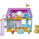 Peppa Pig Club Kids-Only Playset Preschool Toy; Sound Effects; Includes 2 Figures, 7 Accessories; Ages 3 and Up