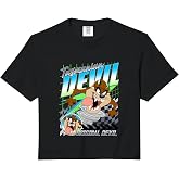 Looney Tunes Tasmanian Devil Original Devil Poster Comfort Colors Crop Top