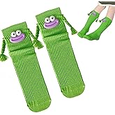 Funny Braid 3D Socks, Crazy Cool Novelty Silly Socks Gifts for Women Girls Cartoon Monster Halloween Christmas Sock