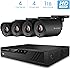 Amcrest 4CH Security Camera System Full 1080P HD-CVI Video DVR with 4X 1920TVL 2MP 1080P Indoor Outdoor Weatherproof IP67 Cameras, 1TB Hard Drive, 98ft Night Vision, for Home Business (AMDV20M4-4B-B)