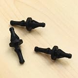 Peowuieu 32x Rubber Anti Vibration Mount Screw Pin for PC Case Fans Black view 8