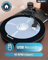 MAJORITY In & Out Bluetooth Record Player with Speakers Moto Plus view 6
