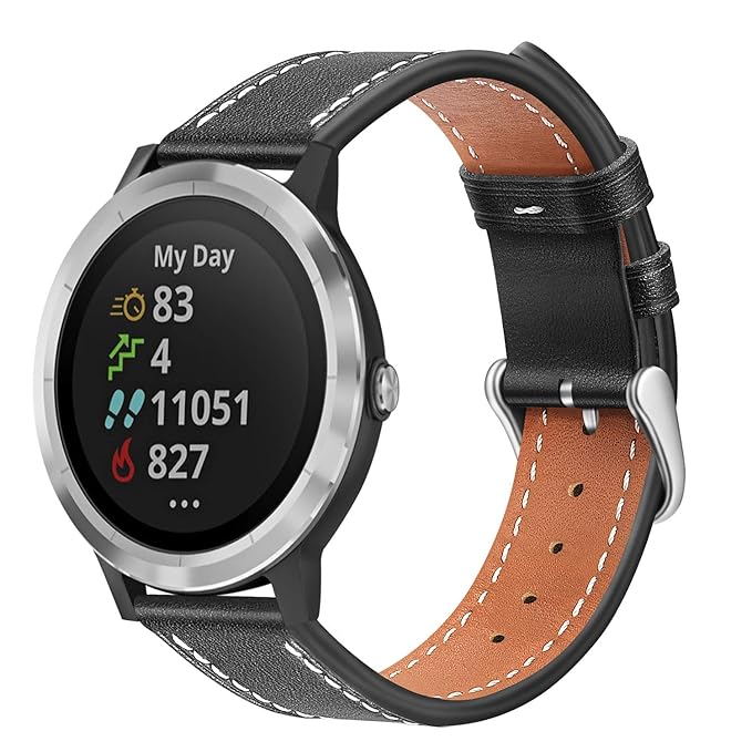 garmin vivoactive 3 leather bands