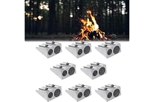 BIXMK 8pcs Magnesium Pencil Sharpener Survival, 2-Hole Pencil Sharpener Magnesium Alloy Wedge Profile, Metal Pencil Sharpener Magnesium, Magnesium Alloy Pencil Sharpener