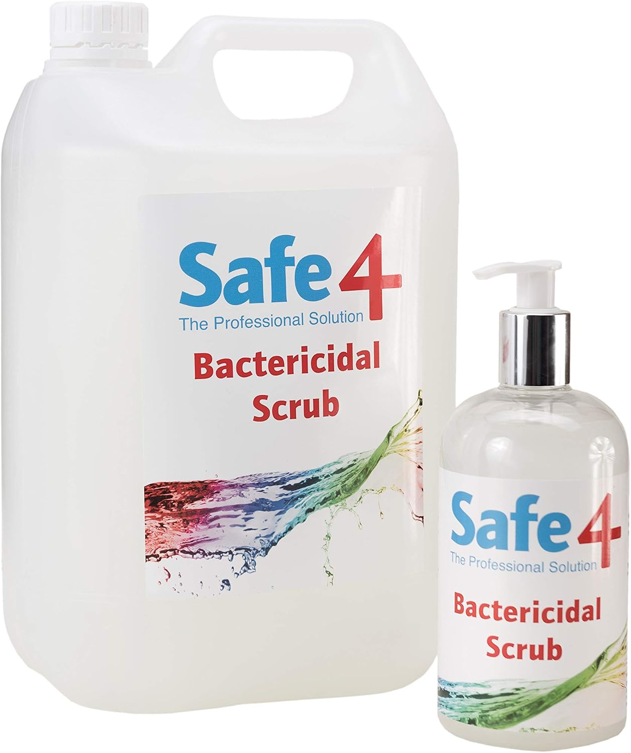 Safe4 Antibacterial Handwash, Surfactant Formula, Mint Fragrance, No Triclosan or Chlorhexidine