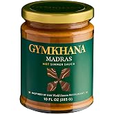 Gymkhana Fine Foods Madras Simmer Sauce, 10 fl oz (285g) | Authentic South Indian Curry Sauce from a World-Famous London Kitchen | Vegan, Slow-Cooked with Tamarind, Kashmiri Chilies &amp; Fennel | Saute, Simmer &amp; Serve in 3 Easy Steps
