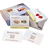 Spanish Vocabulary Educational Flashcards for Beginners