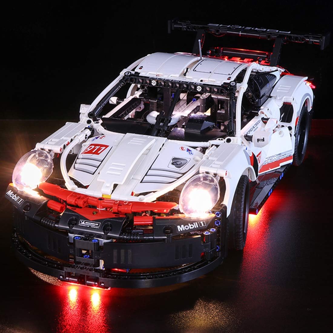 POXL Light Set for Lego Porsche 911 RSR - LED Light Kit Lighting Kit for Lego 42096 - ONLY Light Set