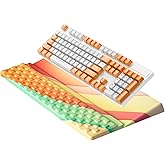 Ospelelf Keyboard Wrist Rest Comfortable Ergonomic Keyboard Stand Riser Holder Pad for Office Home