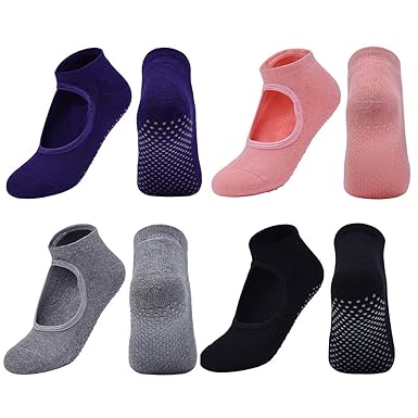 Fascigirl 4 Pares Calcetín De Las Mujeres Calcetín ...