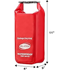 WELL-STRONG Waterproof First Aid Kit Roll Top Boat