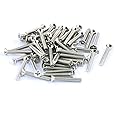 uxcell 50pcs M3x20mm Stainless Steel Countersunk Flat Head Phillips Machine Screws Bolts