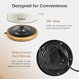 VonShef Fika Kettle & Toaster Set Nordic Cream Wood 1.7L 3000W 4-Slice view 5