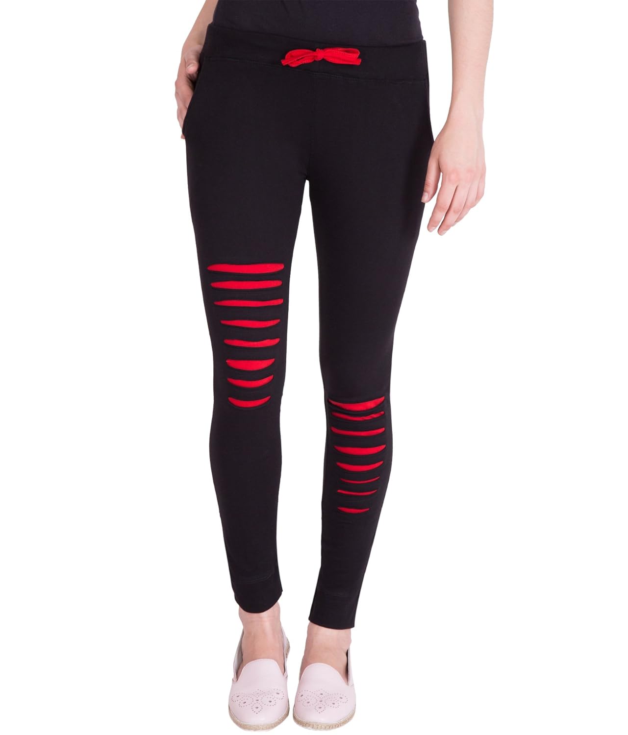 american-elm women's cotton track pants (ae-wl-23, black, medium)