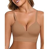 Ubras Push Up Wireless Bra Supportive Seamless Bra Shaping Bra for Big Breast Plus Size