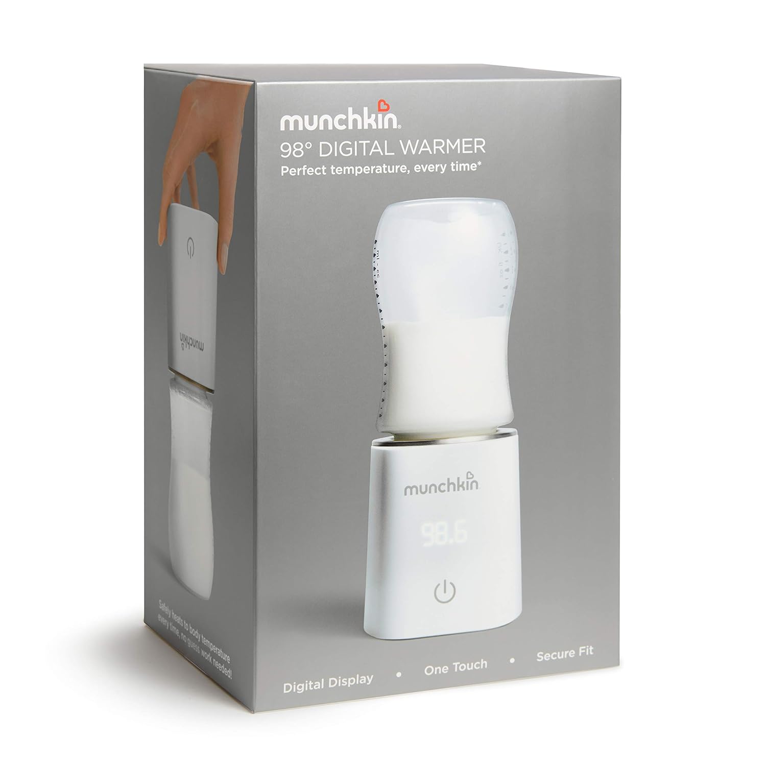 New Munchkin 98° Digital Bottle Warmer – Perfect Temperature, Every Time : Baby