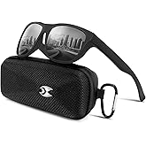 Occhsouo Polarized Sunglasses for Men Lightweight UV400 Protection Sun Glasses for Women TR90 Sunglasses for Fishing Driving