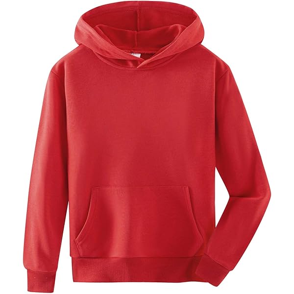 Amazon.com: Spring&Gege Youth Solid Full Zipper Hoodies Soft Kids