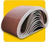 TPmax 100mm x 915mm Sanding Belt 12pcs 80/120/150 Grit Aluminum Oxide