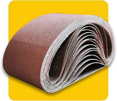 TPmax 100mm x 915mm Sanding Belt 12pcs 80/120/150 Grit Aluminum Oxide
