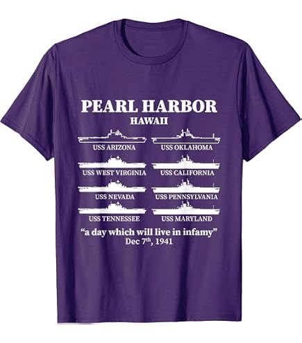 Amazon.com: Never Forget Pearl Harbor T-shirt T-Shirt : Clothing