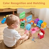 hahaland Baby Montessori Farm Animal Train Toy for 18+ Months view 7