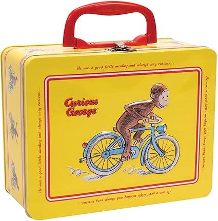 curious george tin tea set