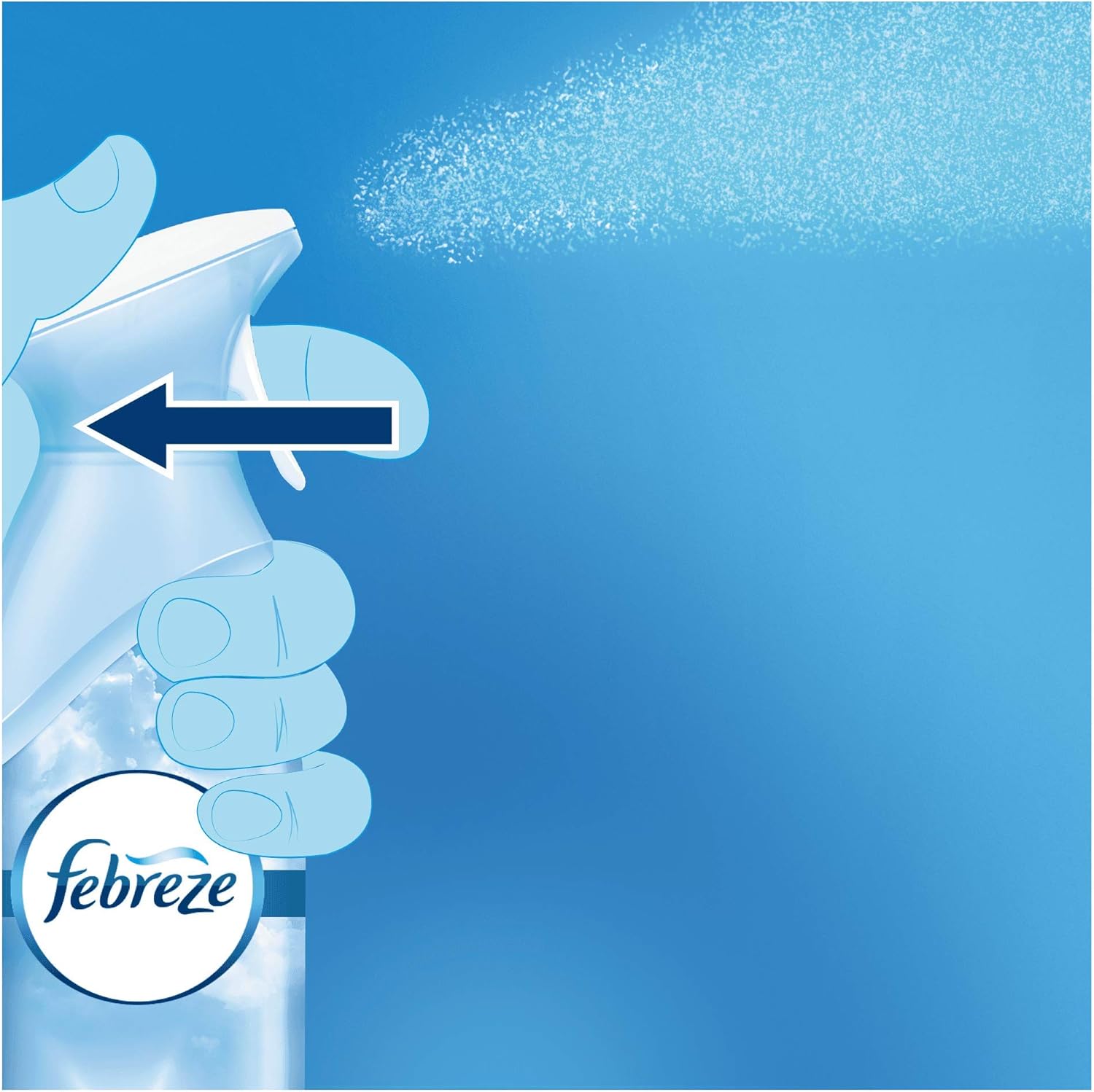 Febreze Air Freshener Spray, Odour Eliminator and Bathroom Freshener, lavender, 1.8 Litre (300 ml x 6) - Image 5