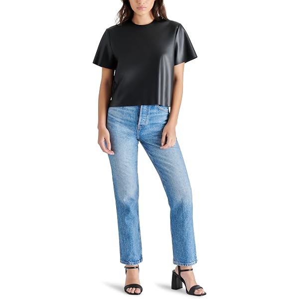Nautica Women's Solid Short Sleeve Crew Neck T-Shirt - Cotton Basic Tee With Scalloped Trim