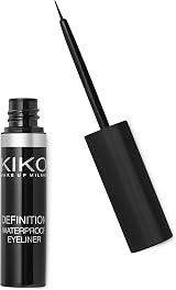 KIKO Milano Definition Waterproof Eyeliner - Liquid, Water-Resistant, Black view 1