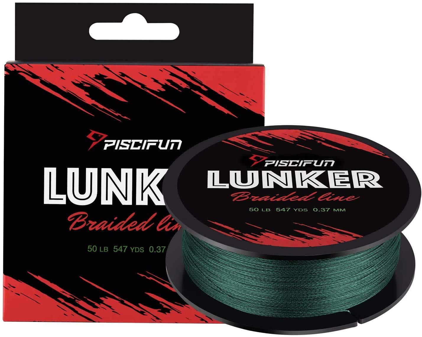 piscifun lunker braided fishing line Piscifun Lunker Braided Fishing Line Multifilament 300yards 547yards  Improved Braided
