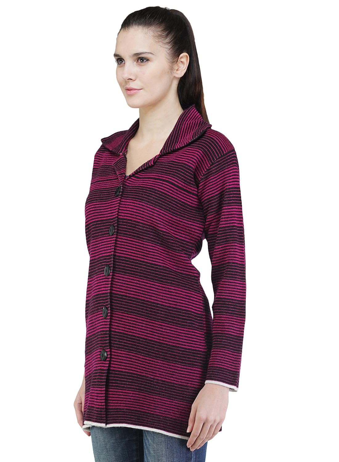 montrex pink color stylish women cardigans