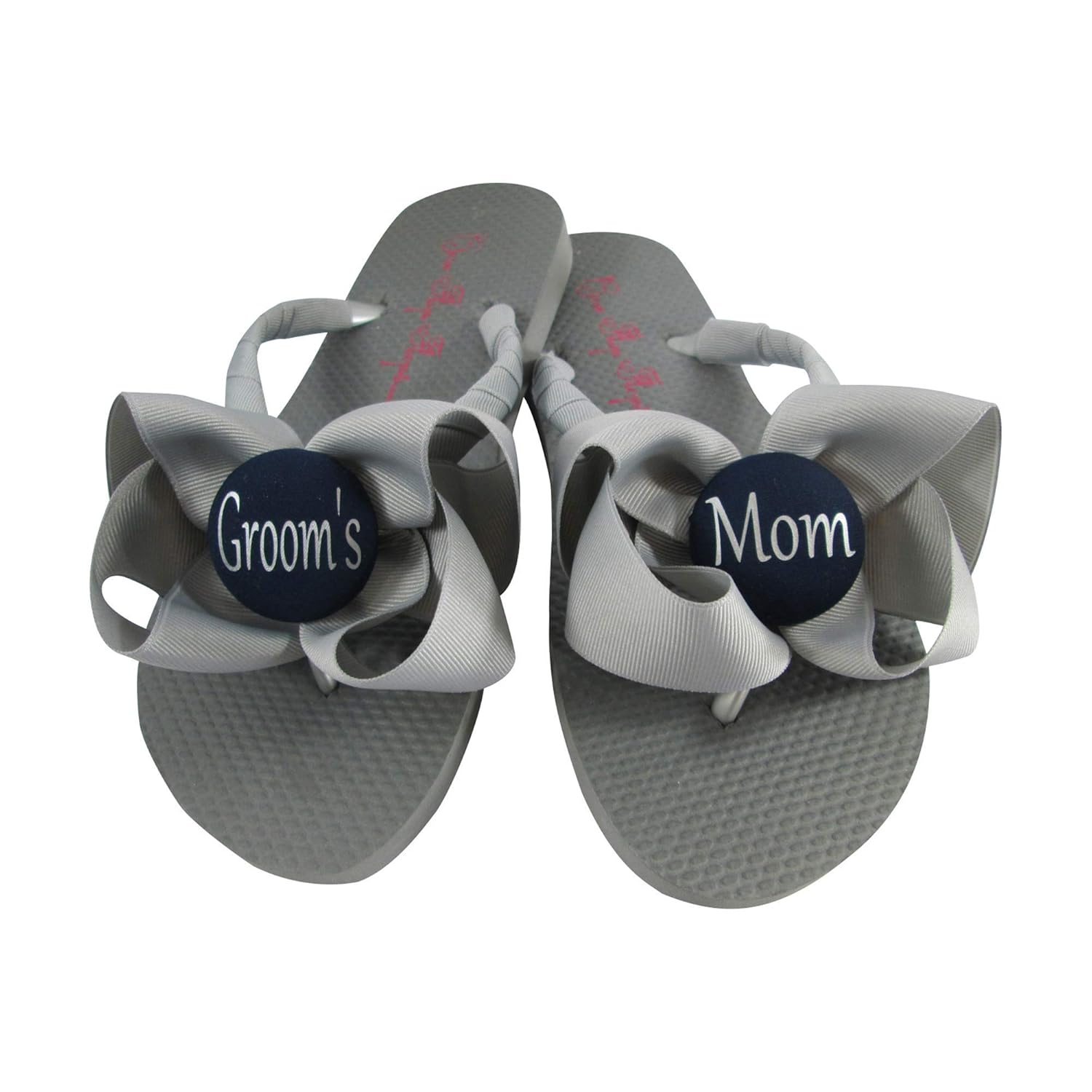 bride groom flip flops