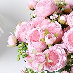MARTINE MALL 2 Packs Peonies Artificial