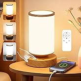 Qiuxunies Light Therapy Lamp 10000 Lux, Sunlight Lamp with Remote Control, 3 Color Temperatures & 4 Brightness Levels, Full Spectrum Light, Ideal as Desk, Bedside Lamp & Gift for Home/Office