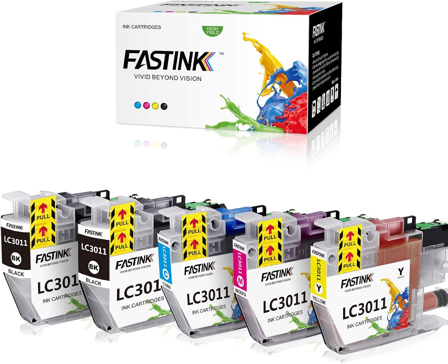 Lc3011 Compatible Ink Cartridge 5pack Replacement For Brother Mf